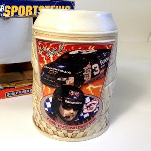 Vintage Dale Earnhardt #3 NASCAR Sportsteins Collectable Racing Mug 1997